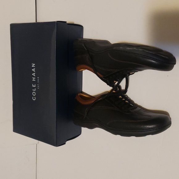 Cole Haan Black and Brown Leather Oxfords main image 4